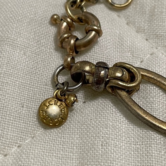 J Crew stunning turquoise jade navy necklace - Picture 3 of 4